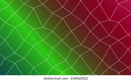 Decorative pattern with polygonal mesh style. For textures or wallpaper. Vector illustration. Creative gradient color