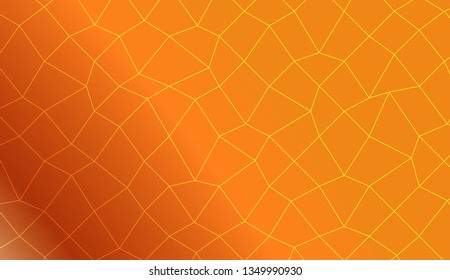 Decorative pattern with polygonal mesh style. For your home interior wallpaper, fashion print. Vector illustration. Creative gradient color