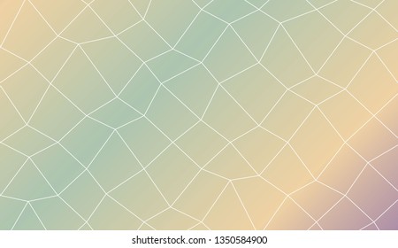 Decorative pattern with polygonal mesh style. For textures or wallpaper. Vector illustration. Creative gradient color