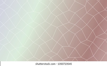Decorative pattern with polygonal mesh style. For textures or wallpaper. Vector illustration. Creative gradient color