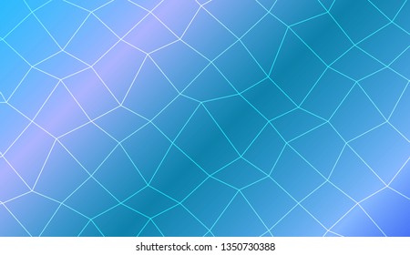 Decorative pattern with polygonal mesh style. For textures or wallpaper. Vector illustration. Creative gradient color