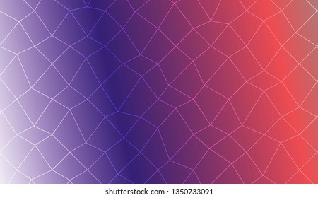 Decorative pattern with polygonal mesh style. For your home interior wallpaper, fashion print. Vector illustration. Creative gradient color
