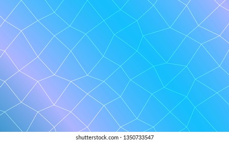 Decorative pattern with polygonal mesh style. For textures or wallpaper. Vector illustration. Creative gradient color