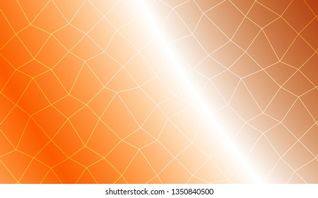 Decorative pattern with polygonal mesh style. For your home interior wallpaper, fashion print. Vector illustration. Creative gradient color
