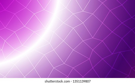 Decorative pattern with polygonal mesh style. For your home interior wallpaper, fashion print. Vector illustration. Creative gradient color