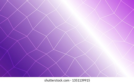 Decorative pattern with polygonal mesh style. For your home interior wallpaper, fashion print. Vector illustration. Creative gradient color