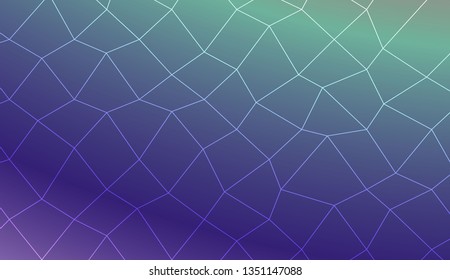 Decorative pattern with polygonal mesh style. For your home interior wallpaper, fashion print. Vector illustration. Creative gradient color