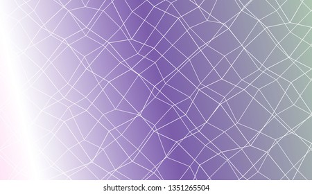 Decorative pattern with polygonal mesh style. For textures or wallpaper. Vector illustration. Creative gradient color