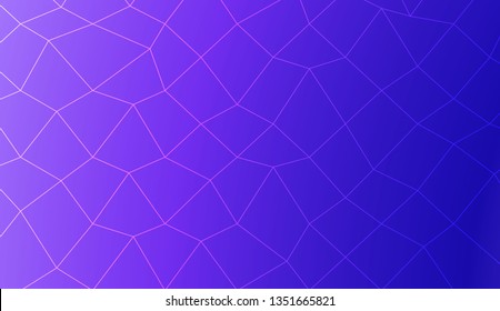 Decorative pattern with polygonal mesh style. For textures or wallpaper. Vector illustration. Creative gradient color