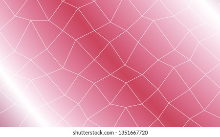 Decorative pattern with polygonal mesh style. For your home interior wallpaper, fashion print. Vector illustration. Creative gradient color