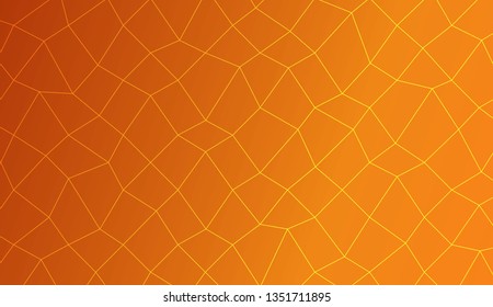 Decorative pattern with polygonal mesh style. For your home interior wallpaper, fashion print. Vector illustration. Creative gradient color