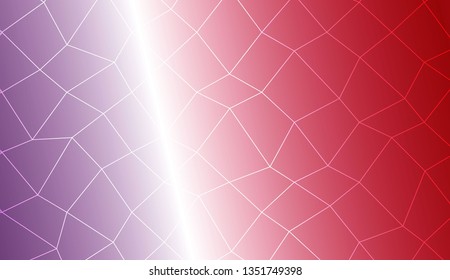 Decorative pattern with polygonal mesh style. For your home interior wallpaper, fashion print. Vector illustration. Creative gradient color