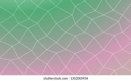 Decorative pattern with polygonal mesh style. For textures or wallpaper. Vector illustration. Creative gradient color