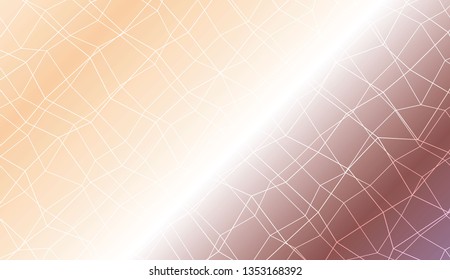 Decorative pattern with polygonal mesh style. For textures or wallpaper. Vector illustration. Creative gradient color