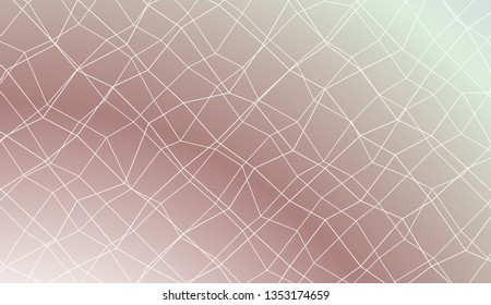 Decorative pattern with polygonal mesh style. For textures or wallpaper. Vector illustration. Creative gradient color