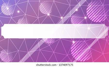Decorative pattern with polygonal pattern with triangles style. Decorative design for your idea. Vector illustration. Blurred Background, Smooth Gradient Texture Color