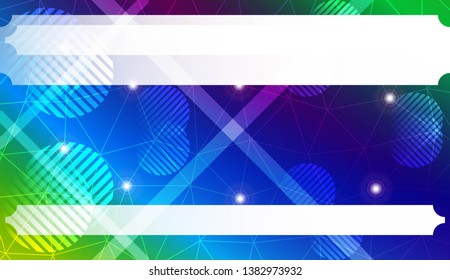 Decorative pattern with polygonal triangles style. line. circle. Background for your business project. Advert, template screen. Vector illustration. Creative gradient color