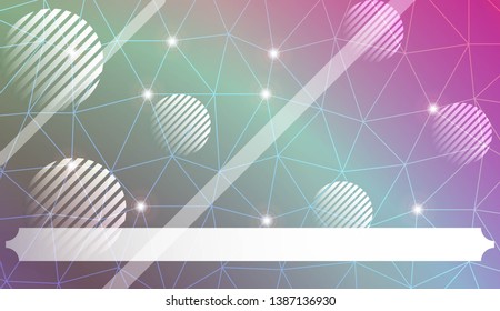 Decorative pattern with polygonal pattern with triangles style. Decorative design for your idea. Vector illustration. Blurred Background, Smooth Gradient Texture Color