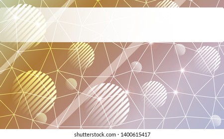 Decorative pattern with polygonal pattern with triangles style. Decorative design for your idea. Vector illustration. Blurred Background, Smooth Gradient Texture Color