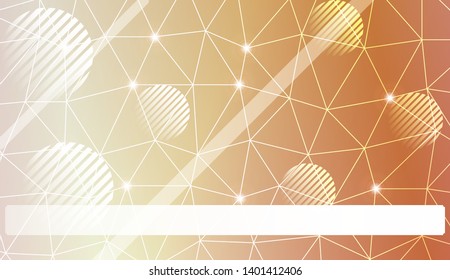 Decorative pattern with polygonal pattern with triangles style. Decorative design for your idea. Vector illustration. Blurred Background, Smooth Gradient Texture Color