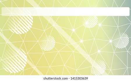 Decorative pattern with polygonal in triangles style, line, circle. Presentation design for your idea. Vector illustration. Blurred Background, Smooth Gradient Texture Color