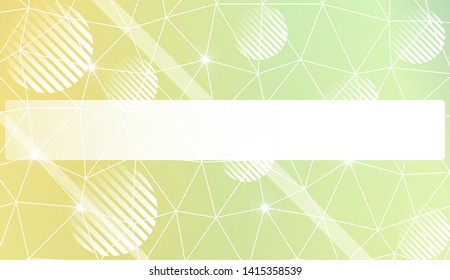 Decorative pattern with polygonal in triangles style, line, circle. Presentation design for your idea. Vector illustration. Blurred Background, Smooth Gradient Texture Color