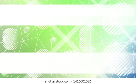 Decorative pattern with polygonal in triangles style, line, circle. Presentation design for your idea. Vector illustration. Blurred Background, Smooth Gradient Texture Color