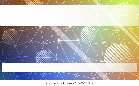 Decorative pattern with polygonal pattern with triangles style. Decorative design for your idea. Vector illustration. Blurred Background, Smooth Gradient Texture Color