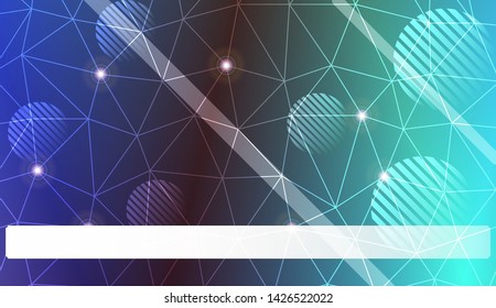 Decorative pattern with polygonal pattern with triangles style. Decorative design for your idea. Vector illustration. Blurred Background, Smooth Gradient Texture Color