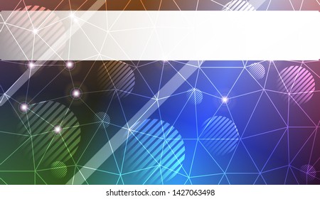 Decorative pattern with polygonal pattern with triangles style. Decorative design for your idea. Vector illustration. Blurred Background, Smooth Gradient Texture Color