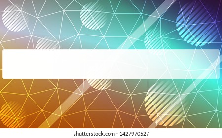 Decorative pattern with polygonal pattern with triangles style. Decorative design for your idea. Vector illustration. Blurred Background, Smooth Gradient Texture Color