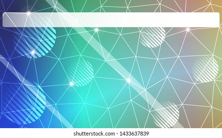 Decorative pattern with polygonal pattern with triangles style. Decorative design for your idea. Vector illustration. Blurred Background, Smooth Gradient Texture Color