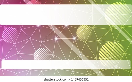 Decorative pattern with polygonal pattern with triangles style. Decorative design for your idea. Vector illustration. Blurred Background, Smooth Gradient Texture Color