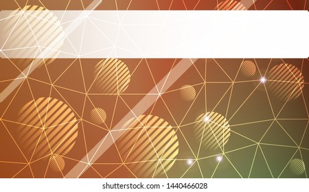 Decorative pattern with polygonal pattern with triangles style. Decorative design for your idea. Vector illustration. Blurred Background, Smooth Gradient Texture Color