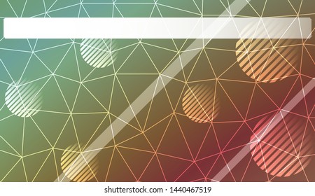 Decorative pattern with polygonal pattern with triangles style. Decorative design for your idea. Vector illustration. Blurred Background, Smooth Gradient Texture Color
