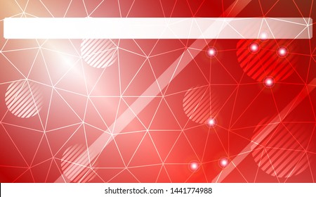 Decorative pattern with polygonal pattern with triangles style. Decorative design for your idea. Vector illustration. Blurred Background, Smooth Gradient Texture Color
