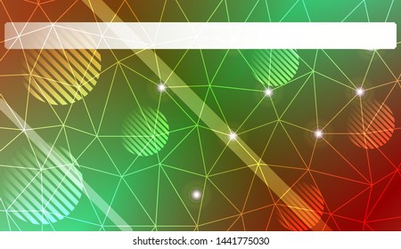 Decorative pattern with polygonal pattern with triangles style. Decorative design for your idea. Vector illustration. Blurred Background, Smooth Gradient Texture Color