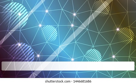 Decorative pattern with polygonal pattern with triangles style. Decorative design for your idea. Vector illustration. Blurred Background, Smooth Gradient Texture Color
