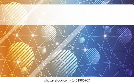 Decorative pattern with polygonal pattern with triangles style. Decorative design for your idea. Vector illustration. Blurred Background, Smooth Gradient Texture Color