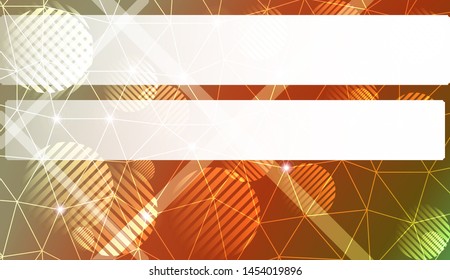 Decorative pattern with polygonal pattern with triangles style. Decorative design for your idea. Vector illustration. Blurred Background, Smooth Gradient Texture Color