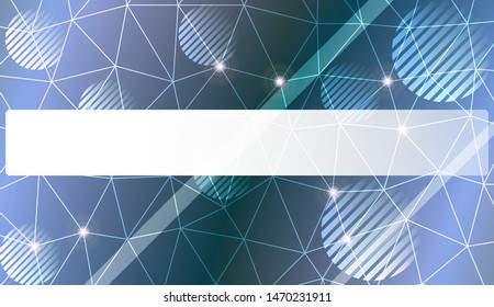 Decorative pattern with polygonal pattern with triangles style. Decorative design for your idea. Vector illustration. Blurred Background, Smooth Gradient Texture Color