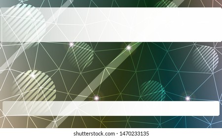 Decorative pattern with polygonal pattern with triangles style. Decorative design for your idea. Vector illustration. Blurred Background, Smooth Gradient Texture Color