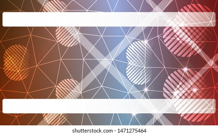 Decorative pattern with polygonal pattern with triangles style. Decorative design for your idea. Vector illustration. Blurred Background, Smooth Gradient Texture Color