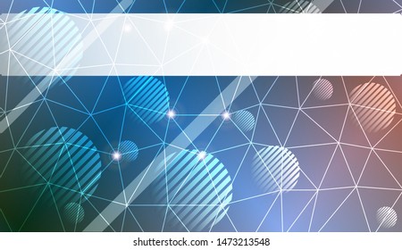 Decorative pattern with polygonal pattern with triangles style. Decorative design for your idea. Vector illustration. Blurred Background, Smooth Gradient Texture Color