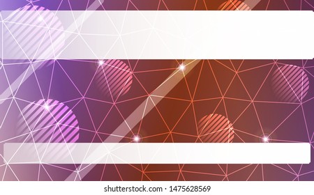 Decorative pattern with polygonal pattern with triangles style. Decorative design for your idea. Vector illustration. Blurred Background, Smooth Gradient Texture Color