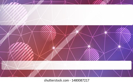 Decorative pattern with polygonal pattern with triangles style. Decorative design for your idea. Vector illustration. Blurred Background, Smooth Gradient Texture Color