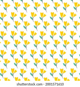 Decorative pattern set with floral elements