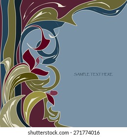 decorative pattern in the square