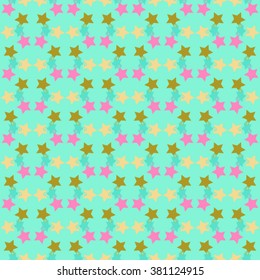 Decorative pattern with stars