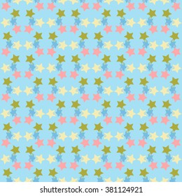 Decorative pattern with stars